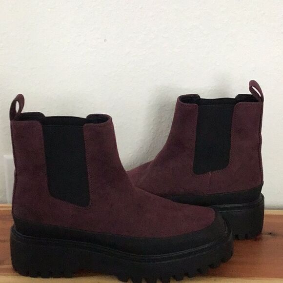 Nordstrom Rack Purple Lug Sole Bellamy Booties - Picture 4 of 6